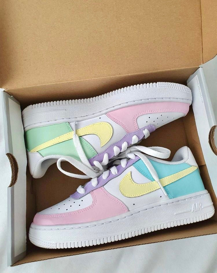 Abstractie Rijp Conceit Pastel - Nike Air Force 1 – Unboxedcustoms