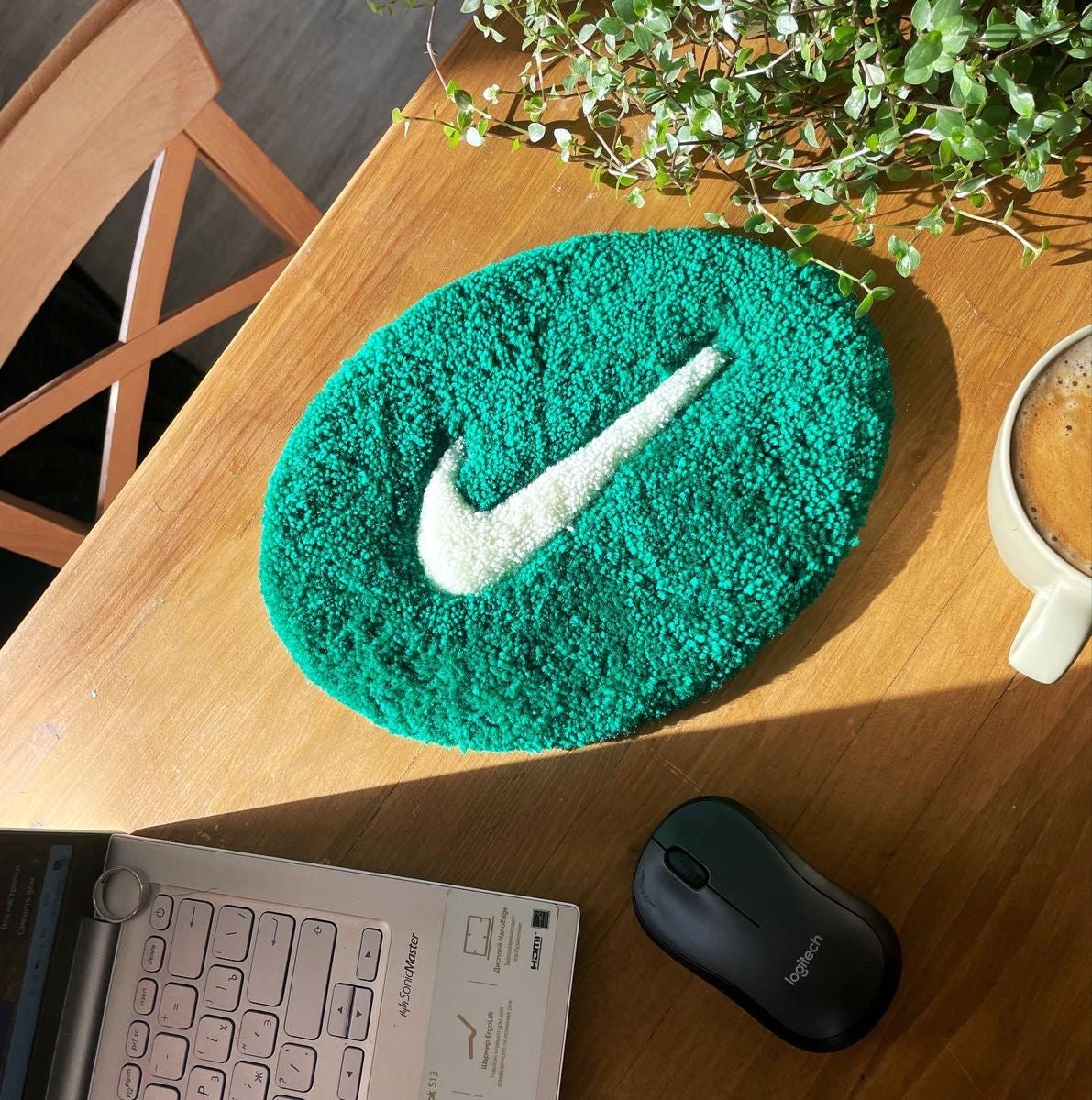 Nike Swoosh Desk Rug