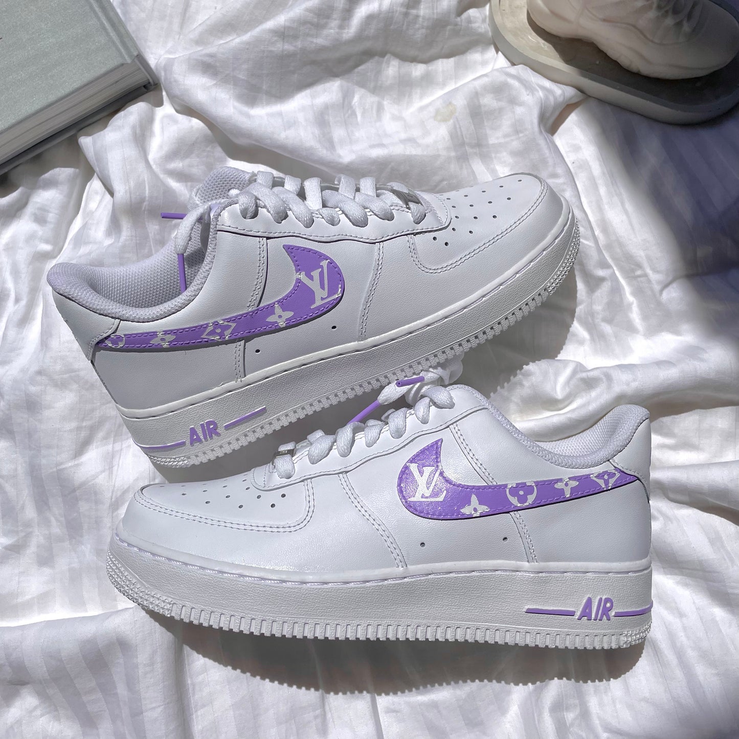 Lilac LV - Nike Air Force 1 – Unboxedcustoms