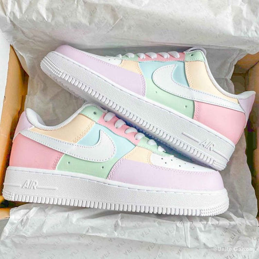 Pastel Puzzle - Nike Air Force 1