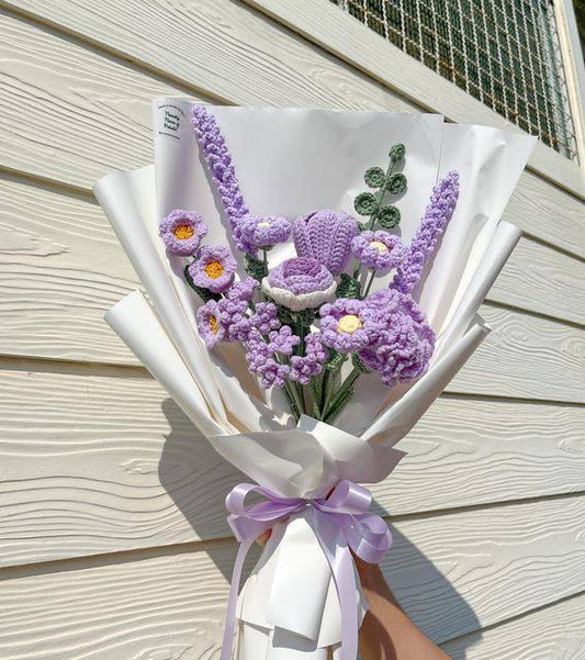 Crochet Lavender Bouquet (12 pieces)
