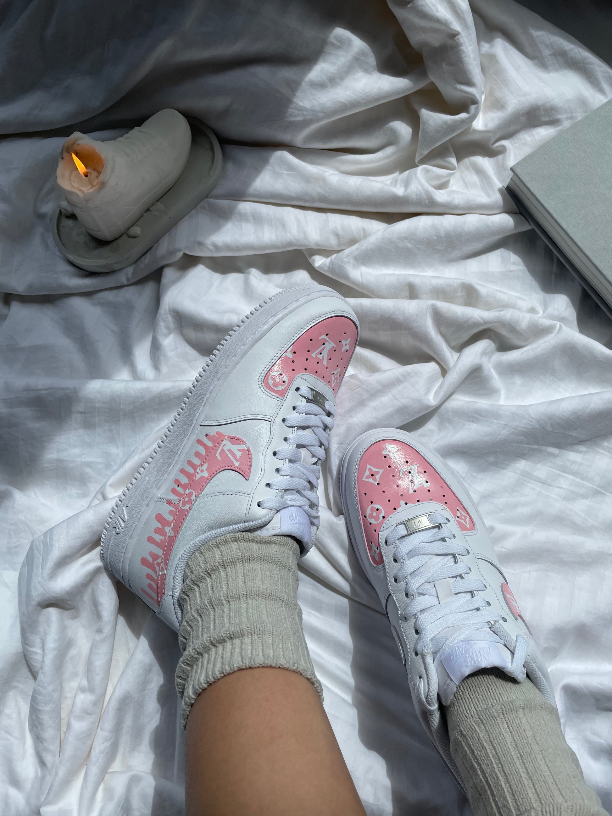 lv air force 1 pink